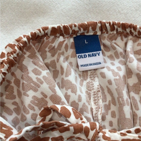 Old Navy Leopard Print Slip Dress Size Large with Side Slit - Picture 5 of 8